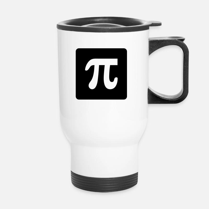 Pi - Thermal mug with handle - white