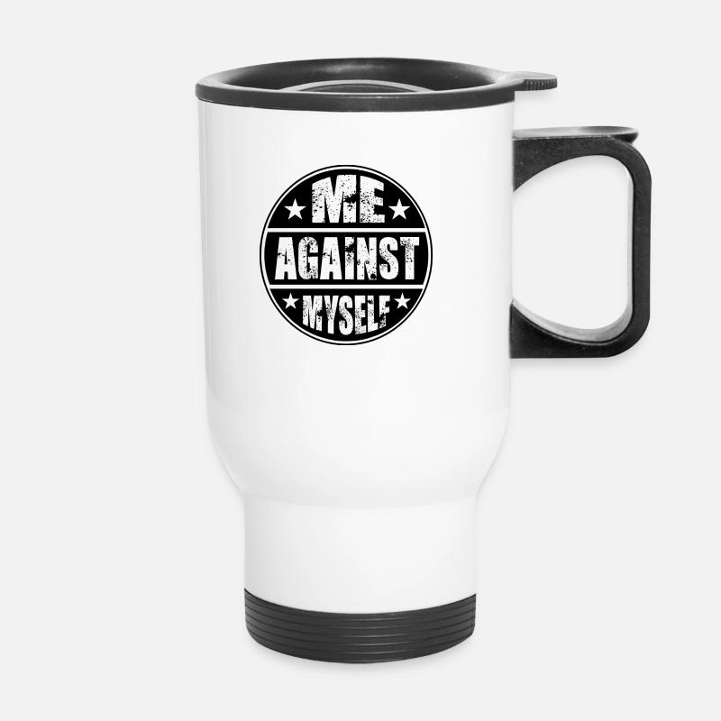 entraînement - Tasse isotherme avec poignée - blanc