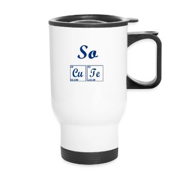 So cute - Thermobecher mit Tragegriff - Weiß - Vorne
