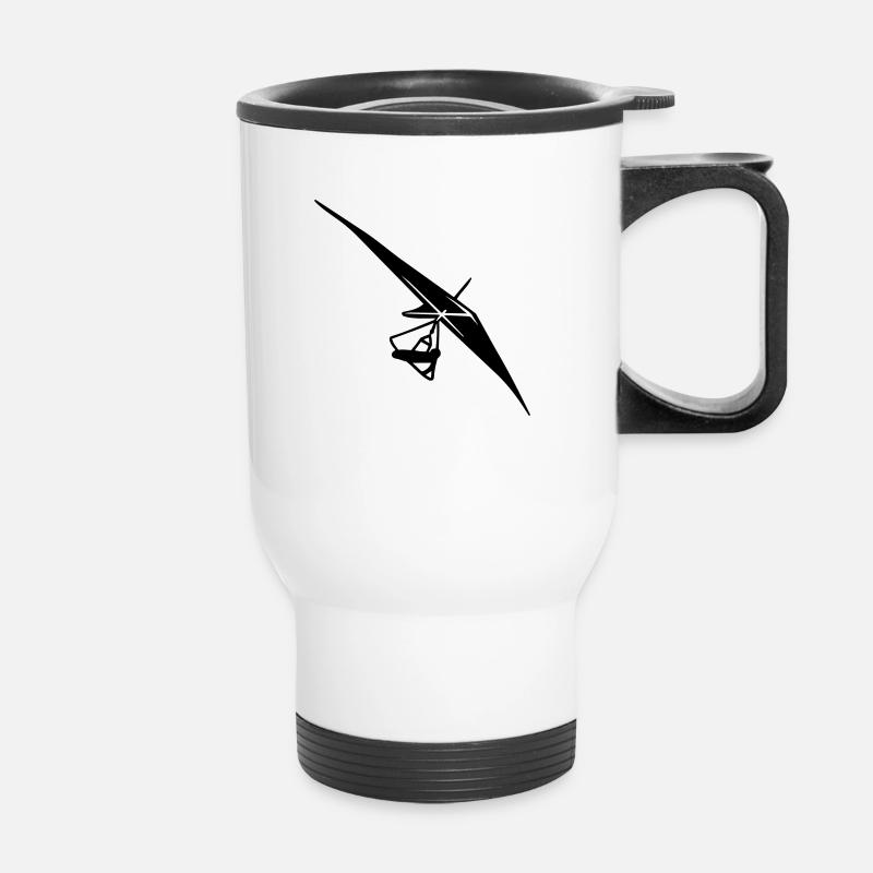 drachenflieger - Thermobecher mit Tragegriff - Weiß