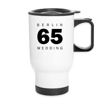 Wedding - Thermal mug with handle - white - Front