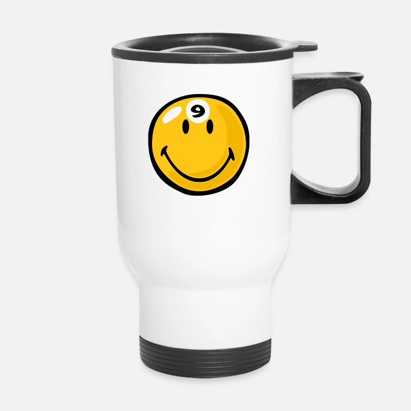 Pool bold 9 - Termokrus med bærehåndtag - hvid