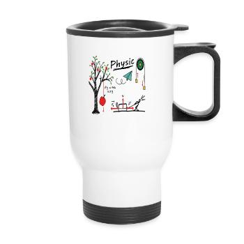 Physic Blanc v2 - Tasse isotherme avec poignée - blanc - Devant