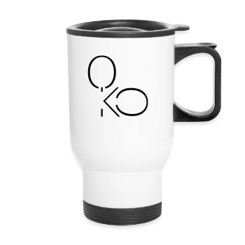 Top Cooking - Oko - Thermal mug with handle - white - Front