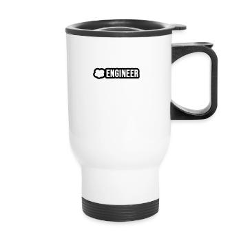 Cloud Engineer - Thermal mug with handle - white - Front