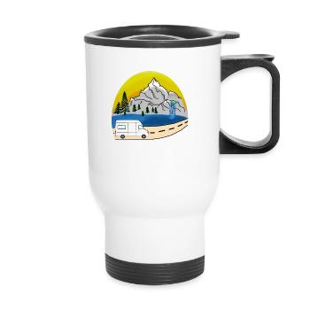 VAN LIFEVAN LIFE VANLIFER NOMADS - Thermal mug with handle - white - Front