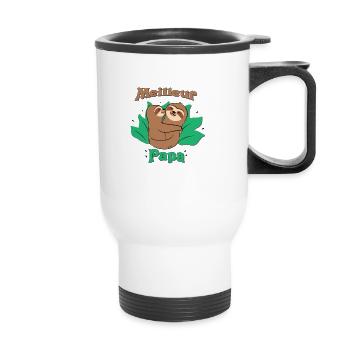 Best Dad - Thermal mug with handle - white - Front