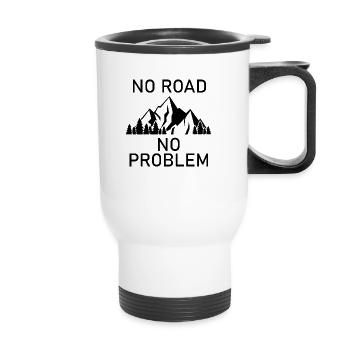 Escalade de bloc - Tasse isotherme avec poignée - blanc - Devant