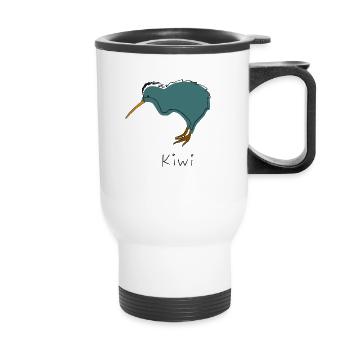 Kiwi 1 - Tasse isotherme avec poignée - blanc - Devant