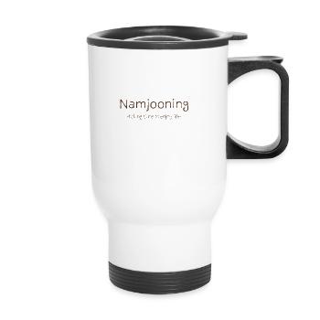 Namjooning - Tasse isotherme avec poignée - blanc - Devant