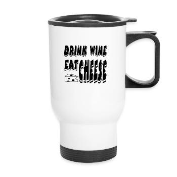 Wine - Thermal mug with handle - white - Front