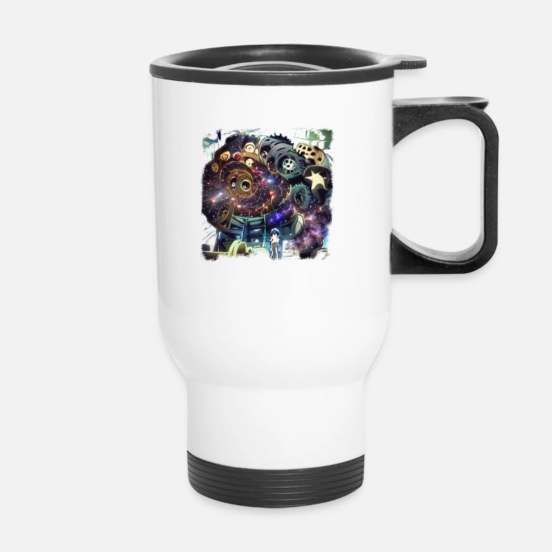 The Universe Machine - Thermal mug with handle - white