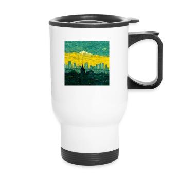 Tokyo by Vincent Van Gogh - Thermal mug with handle - white - Front