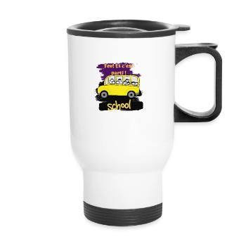 Feu et c est parti ! - Tasse isotherme avec poignée - blanc - Devant