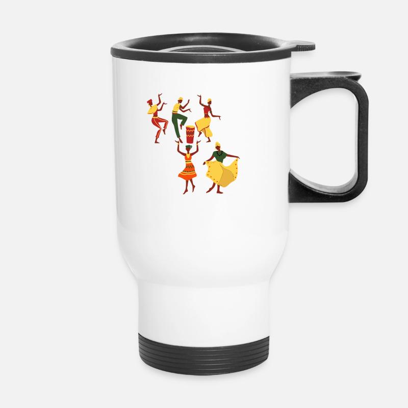 Africa - Thermal mug with handle - white