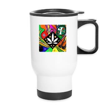 MoJamba107 - Thermal mug with handle - white - Front