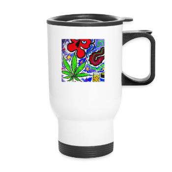 MoJamba116 - Thermal mug with handle - white - Front