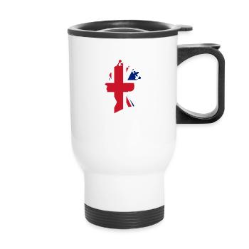 Elizabeth II - Tasse isotherme avec poignée - blanc - Devant