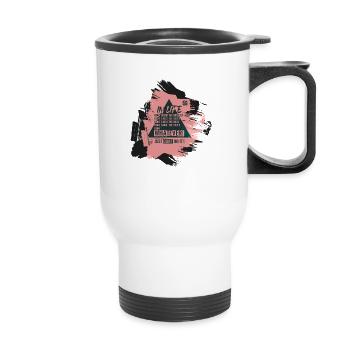Do Not Judge A Book By Its Cover - Meme Shirt - Thermal mug with handle - white - Front