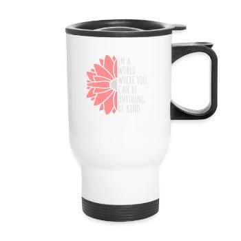 you can be kind - Thermobecher mit Tragegriff - Weiß - Vorne