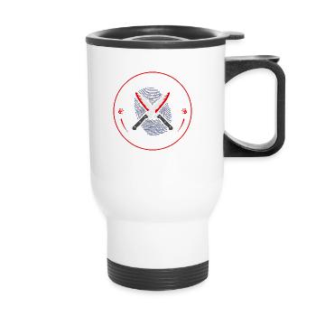 True Crime Club Indiana, Murderino Murder Show - Thermal mug with handle - white - Front