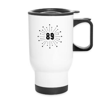 89th Starry Birthday - Gift 89 Years - Thermal mug with handle - white - Front