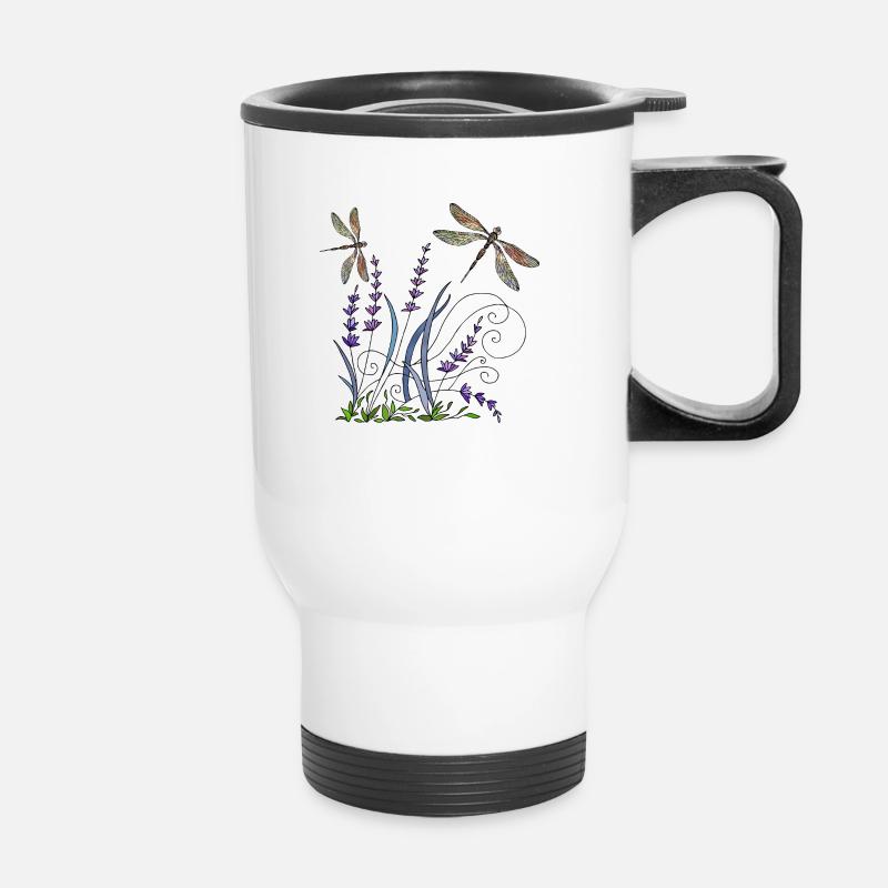 Important - Thermal mug with handle - white