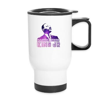 Martin Luther King Jr - Tasse isotherme avec poignée - blanc - Devant