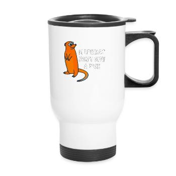 Suricate - Tasse isotherme avec poignée - blanc - Devant