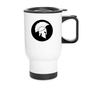 Spartiates - Tasse isotherme avec poignée - blanc - Devant