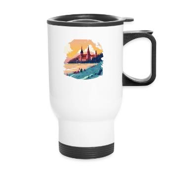 Germany is a country of abundant and diverse - Thermal mug with handle - white - Front