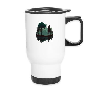SURREAL - Thermal mug with handle - white - Front