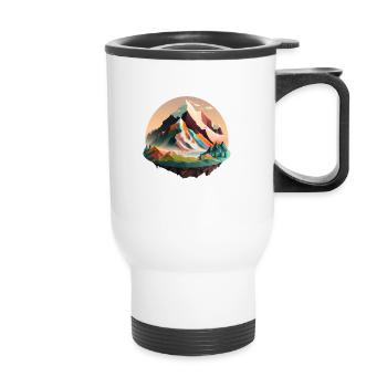 SURREAL - Thermal mug with handle - white - Front