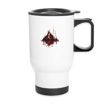 SURREAL - Thermal mug with handle - white - Front