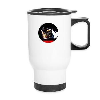 All cats are beautiful - Thermal mug with handle - white - Front