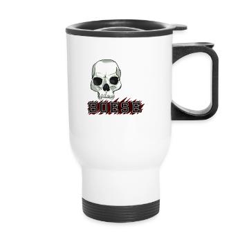 Skull - Thermobecher mit Tragegriff - Weiß - Vorne