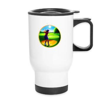 Golf Girl Multicolor - Thermobecher mit Tragegriff - Weiß - Vorne