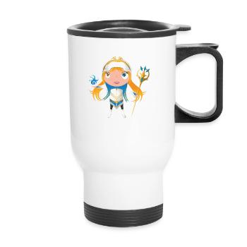 Alice - Tasse isotherme avec poignée - blanc - Devant