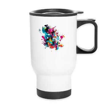 Graffiti culture - Thermal mug with handle - white - Front