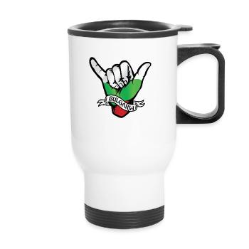 Bulgaria Shaka - Thermal mug with handle - white - Front