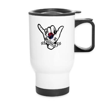 Korea Shaka - Thermal mug with handle - white - Front