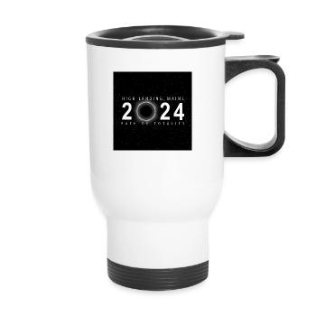 High Landing Maine 2024 Eclipse Souvenir Cool - Tasse isotherme avec poignée - blanc - Devant