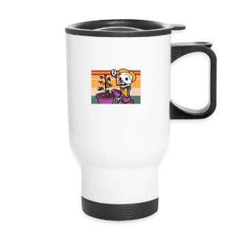 Support your local Farmer - Thermobecher mit Tragegriff - Weiß - Vorne