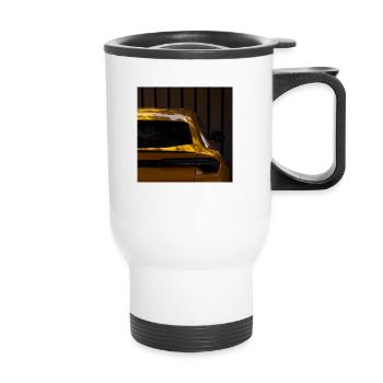 Voiture - Tasse isotherme avec poignée - blanc - Devant