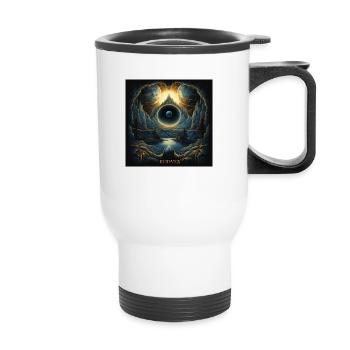 Planet design lqndscape - Thermobecher mit Tragegriff - Weiß - Vorne