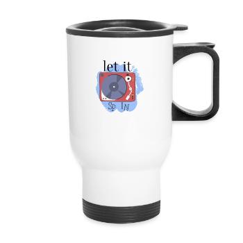 Let it spin! - Thermal mug with handle - white - Front