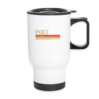 Poet Limited Editon - Thermobecher mit Tragegriff - Weiß - Vorne