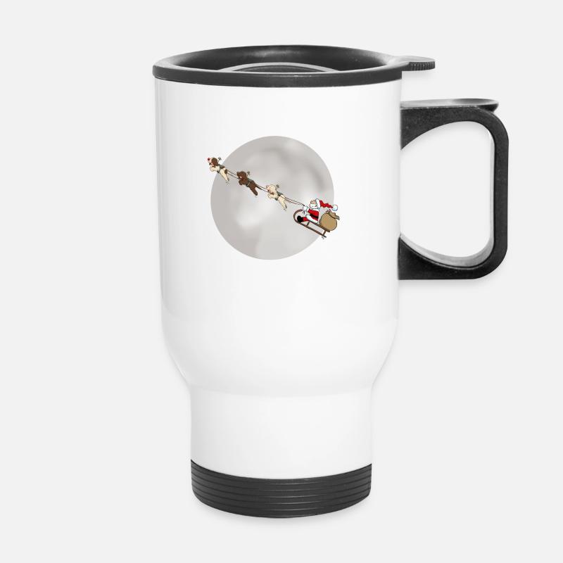 PinoRudi - Thermal mug with handle - white