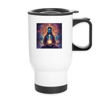 Astrologie spatiale - Tasse isotherme avec poignée - blanc - Devant