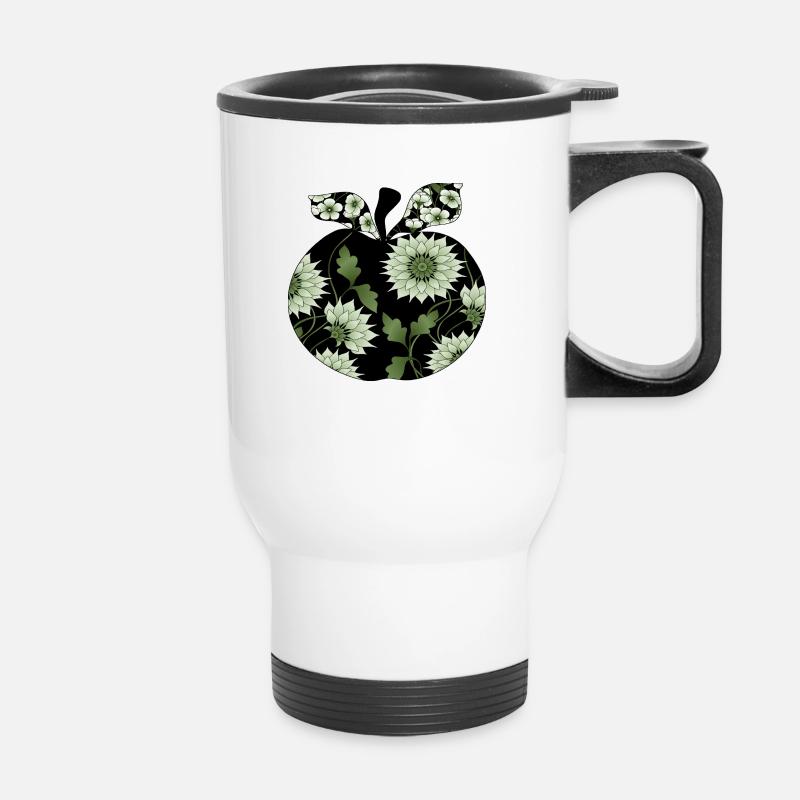 Pomme - Tasse isotherme avec poignée - blanc